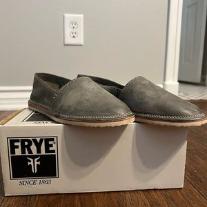 Frye grey Milly A Line slip on flats
